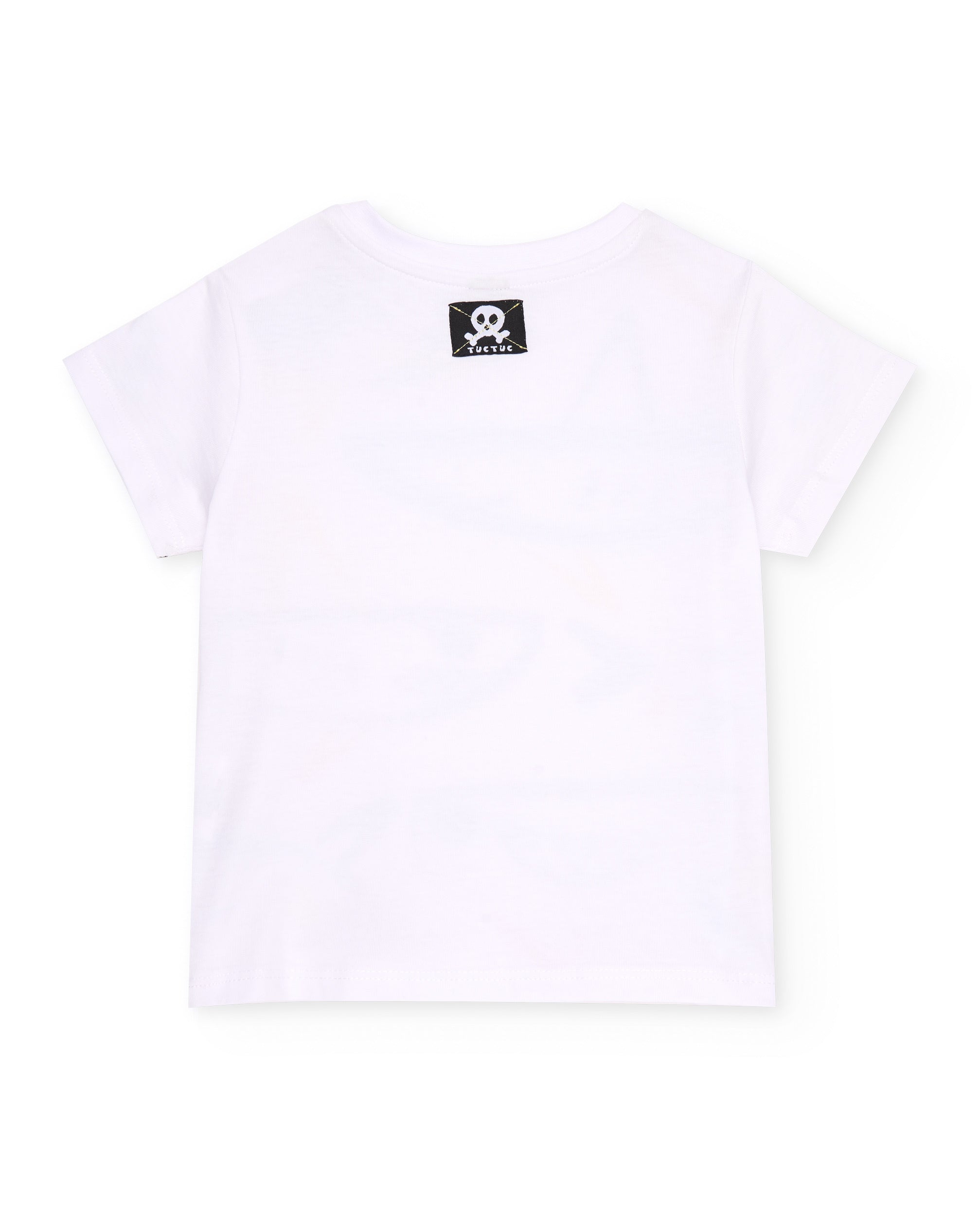 TucTuc Magliette t-shirt bimbo bianca squali cotone