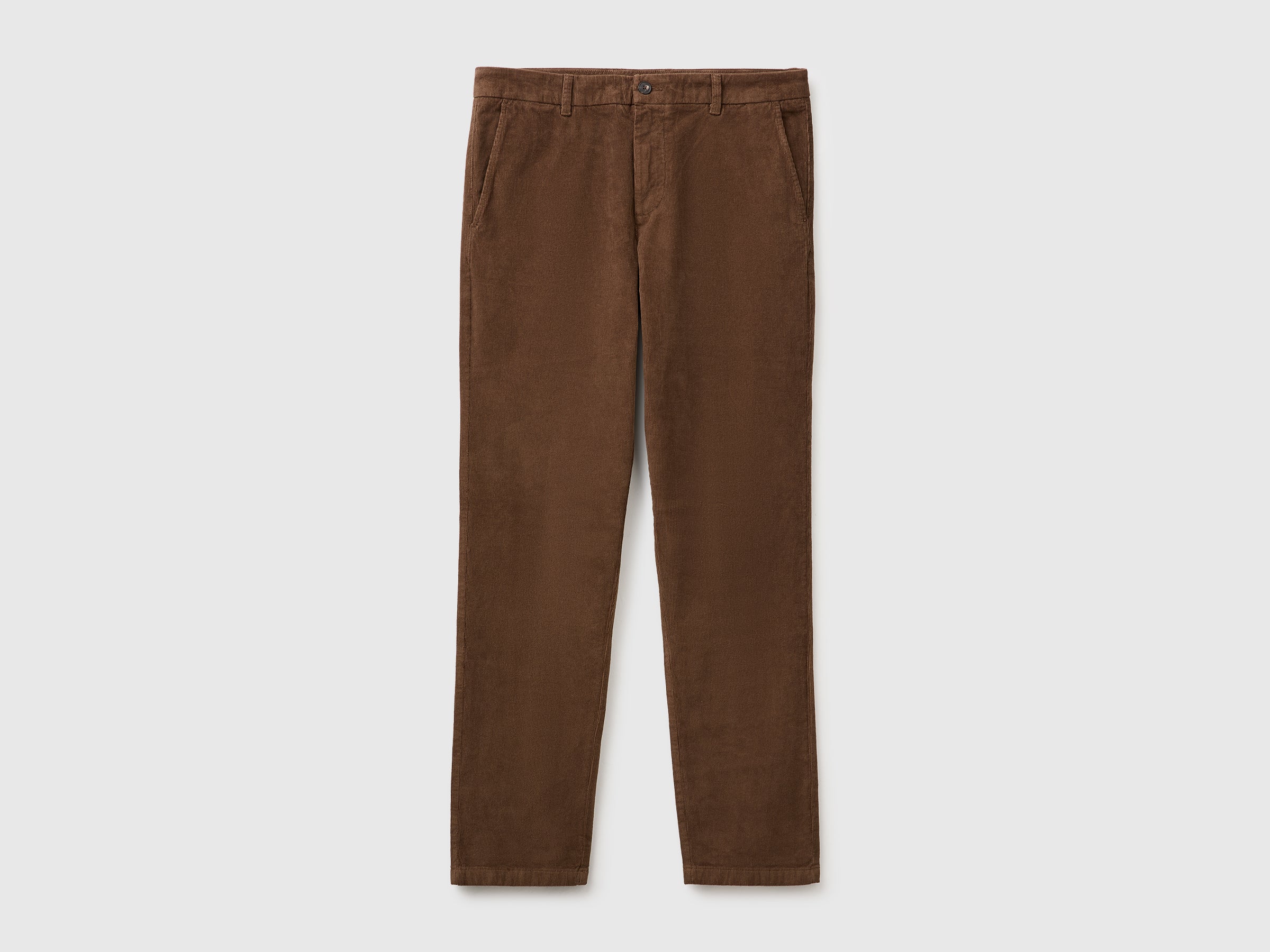 Benetton Trousers pantaloni velluto slim fit elasticizzati taglia 50