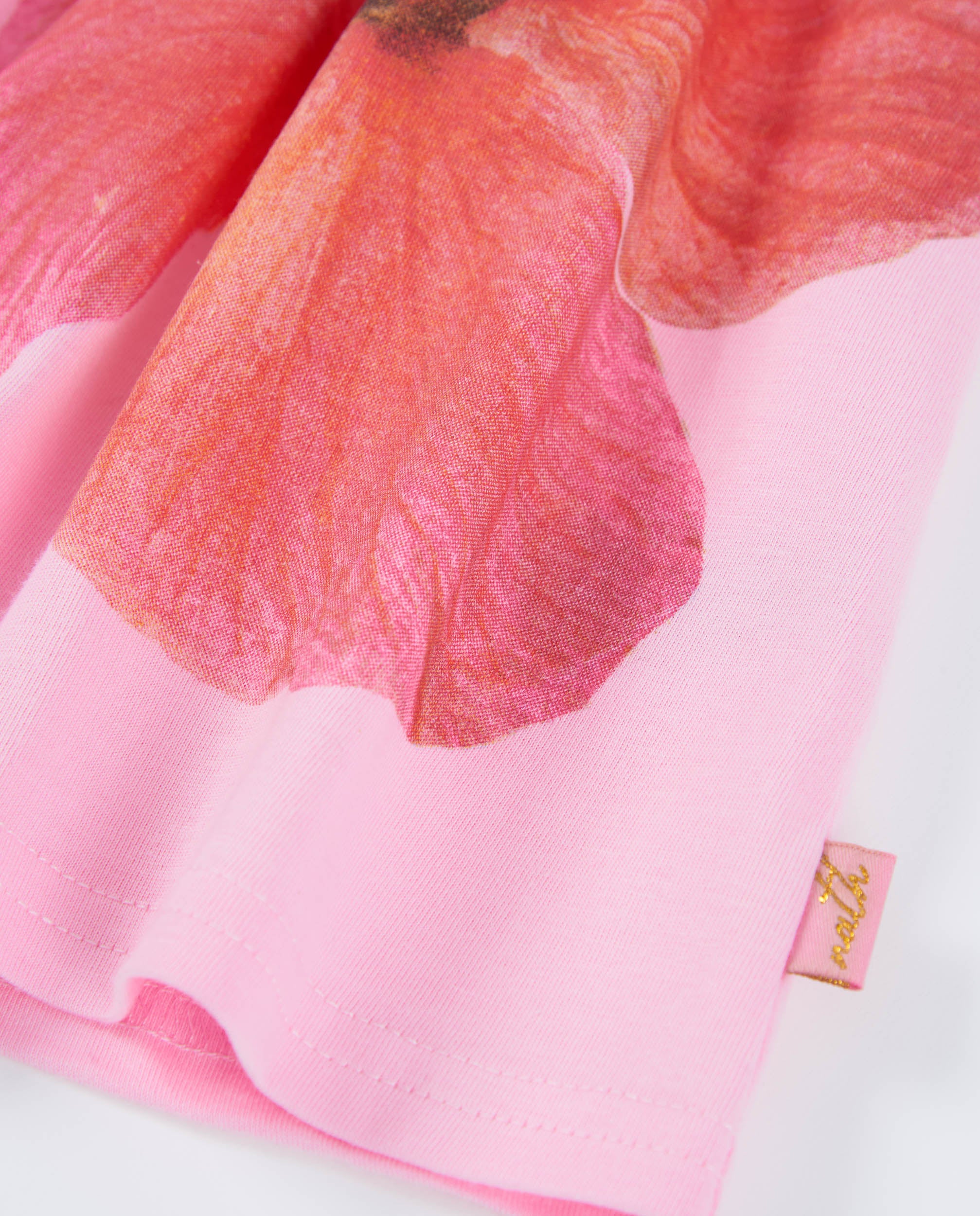 TucTuc Vestiti vestito bambina rosa fiore 8 anni elastico