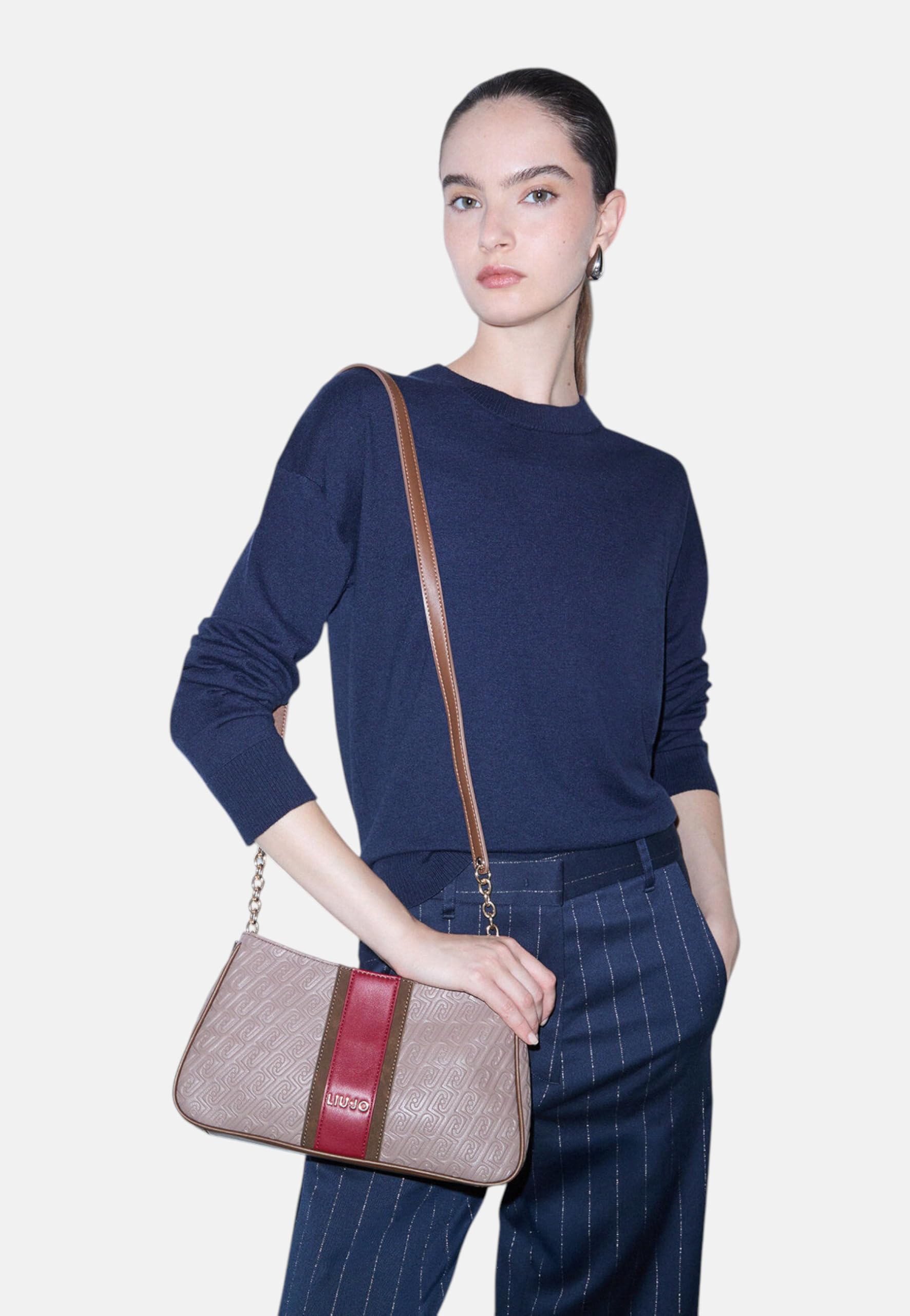 Liu Jo Borse Borsa a Tracolla Piccola Micro Bottalato Zip