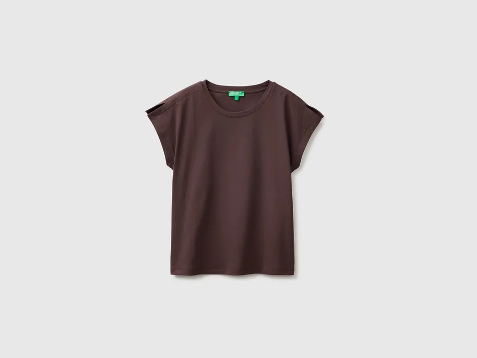 United Colors of Benetton T-Shirt maglietta bimba cotone spacchi