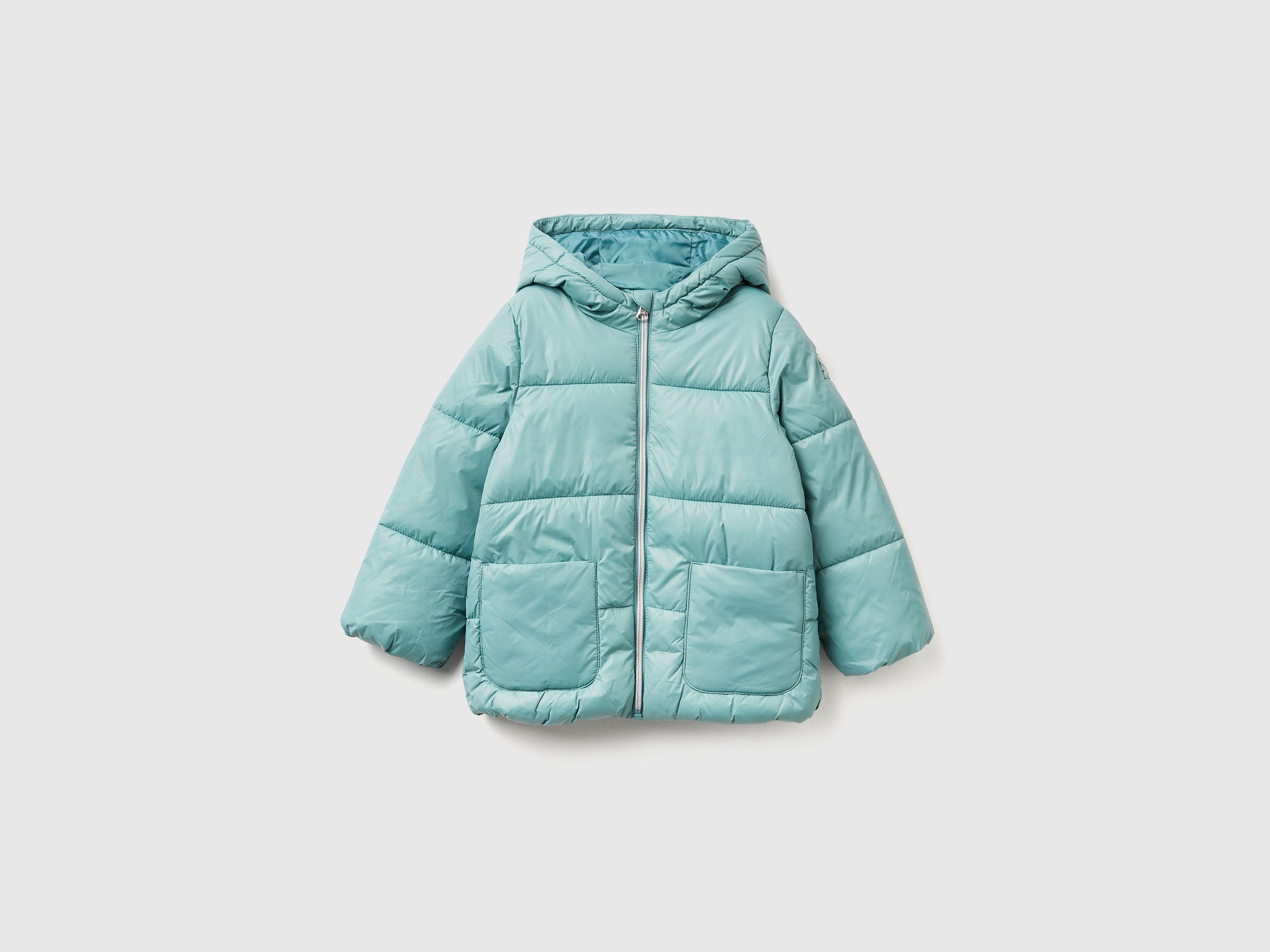 Benetton Jackets and Coats Piumino Nylon Cappuccio Bambino