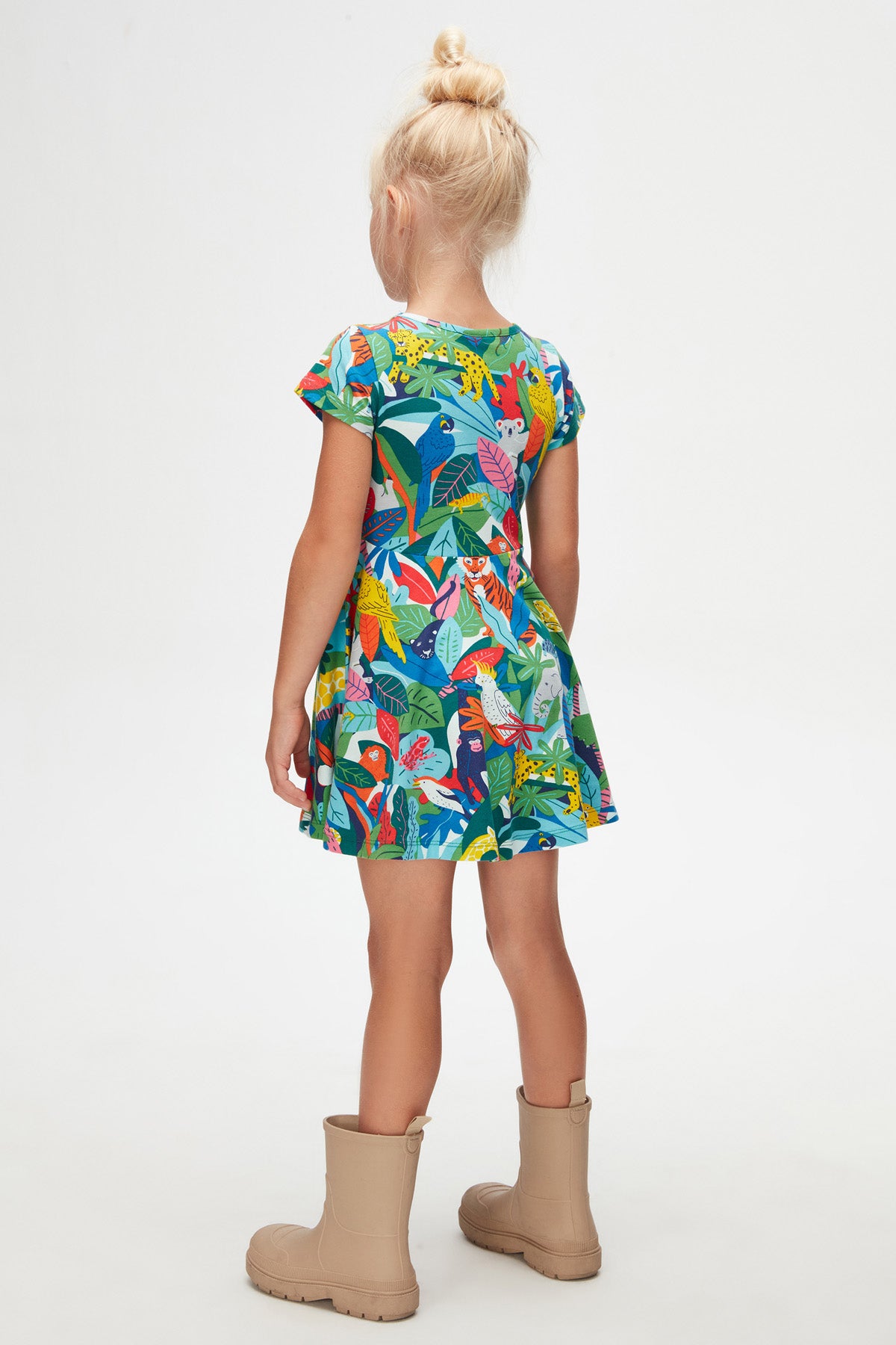 Lovetti Abito Mini Jungle abitino 95% cotone 3 anni