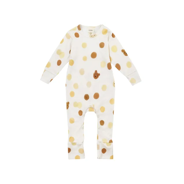 Woolly Organic Sleepsuit tutina cotone organico bottoni