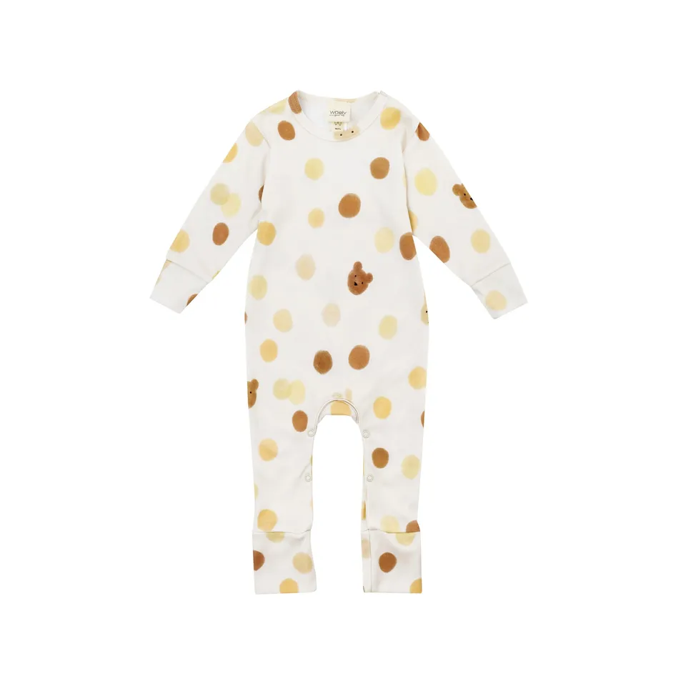 Woolly Organic Sleepsuit tutina cotone organico bottoni