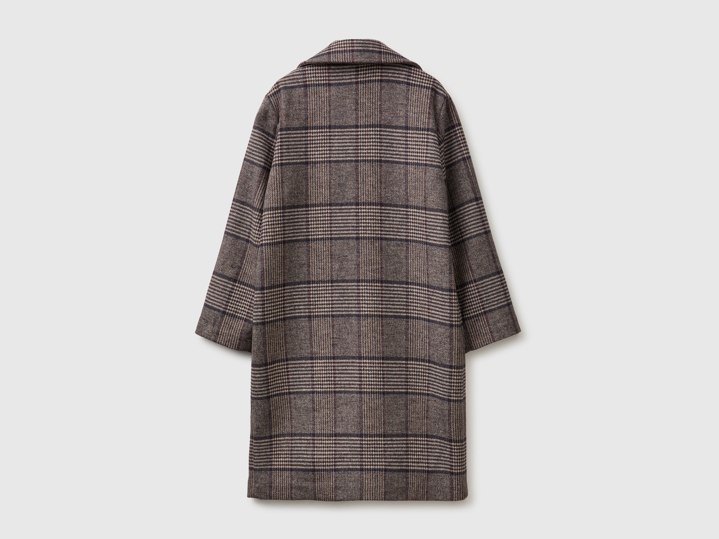 United Colors of Benetton Jackets Coat cappotto quadri M