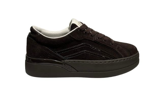 Liu Jo Sneakers Suede Moka Beige con Glossy