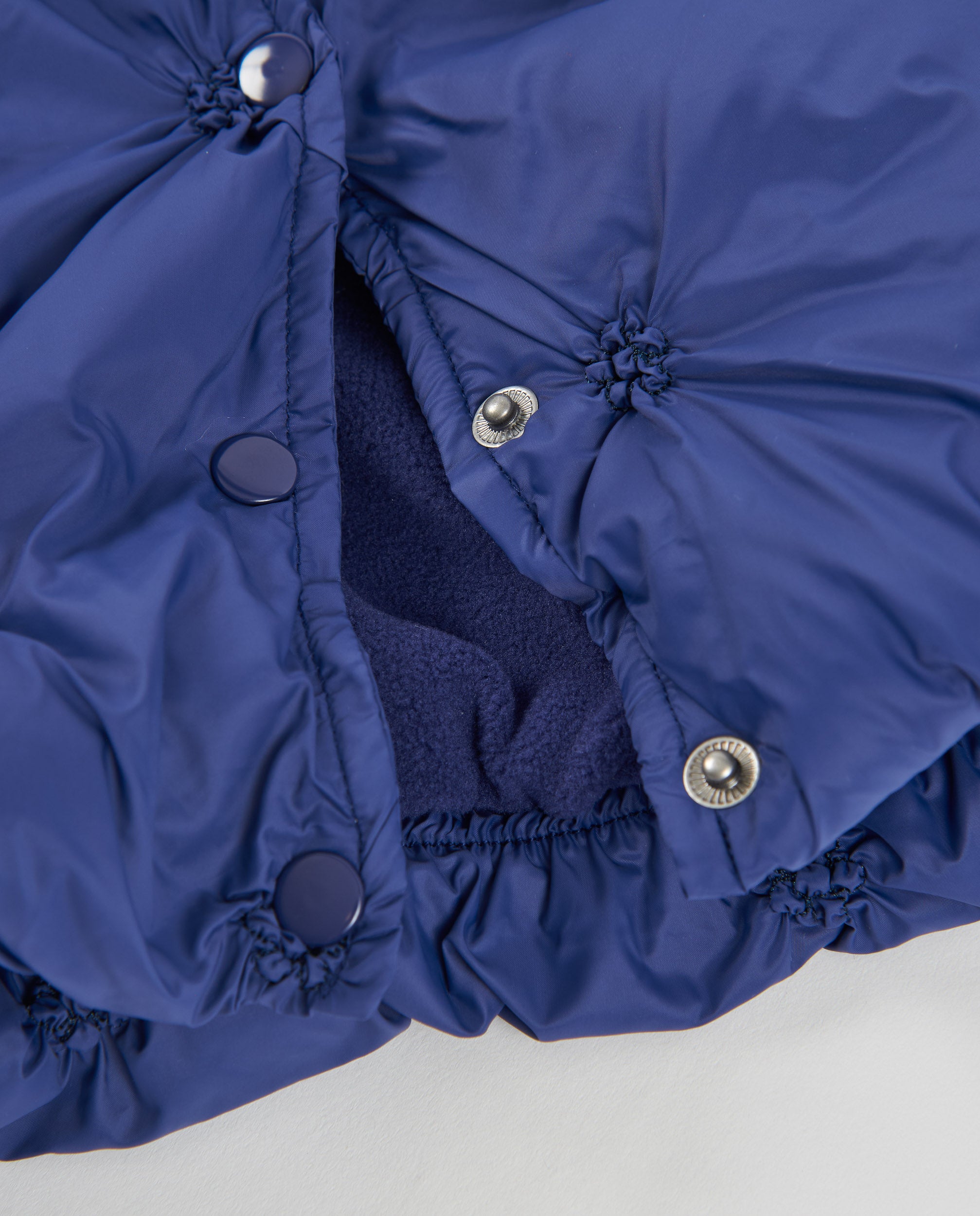 TucTuc Cappotti Cappotto neonata blu trapuntato 6-9M