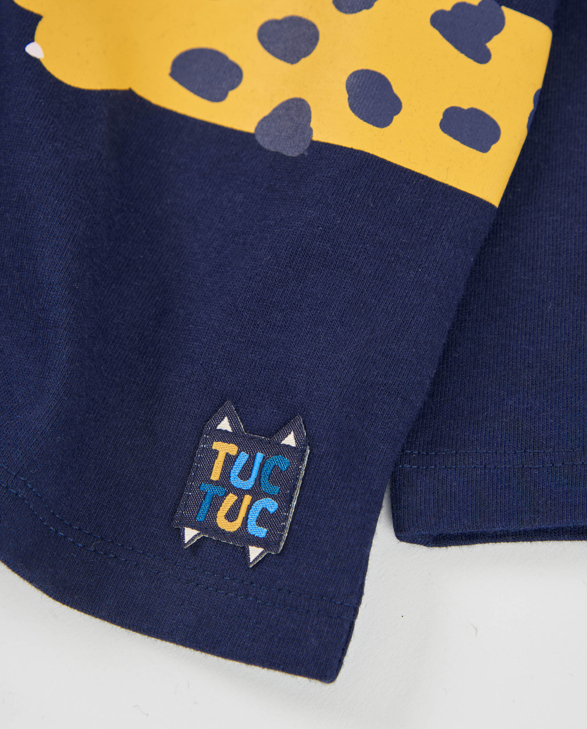 TucTuc Magliette maglia bambino navy stampa cotone