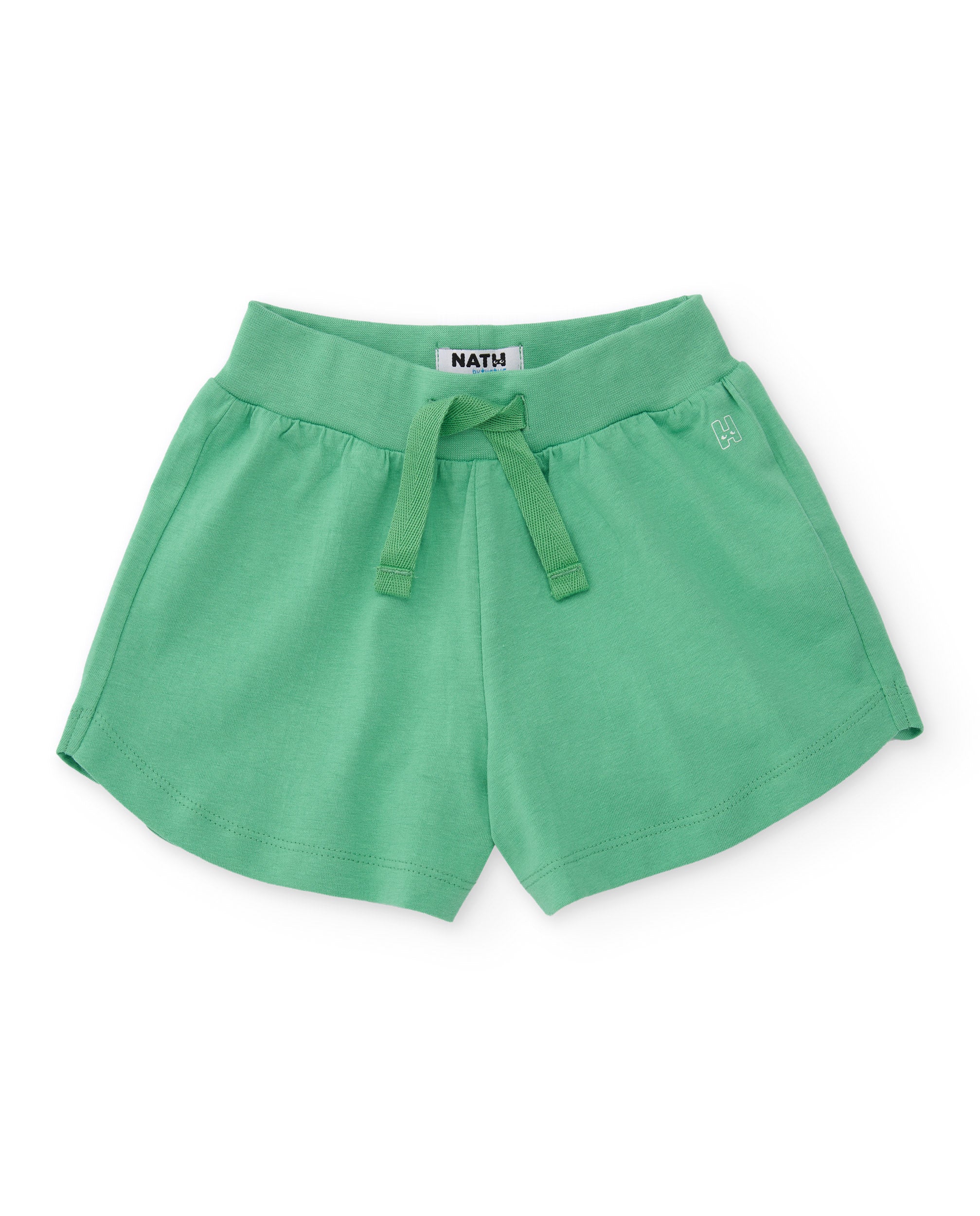 TucTuc Completi Bambina Bianco Verde Floreale T-Shirt+Short