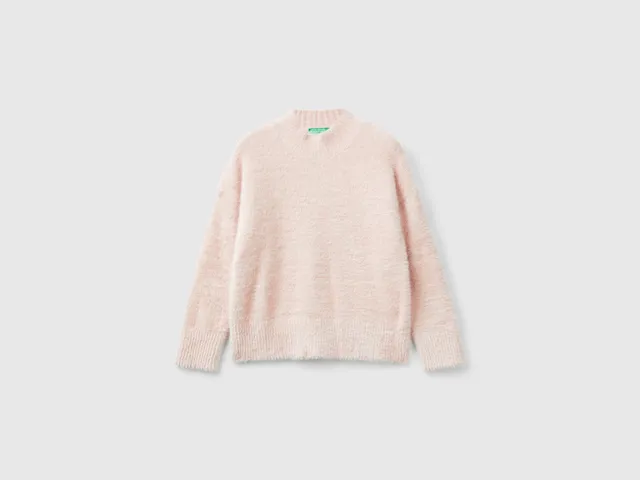 United Colors of Benetton Maglione peloso collo alto taglia M
