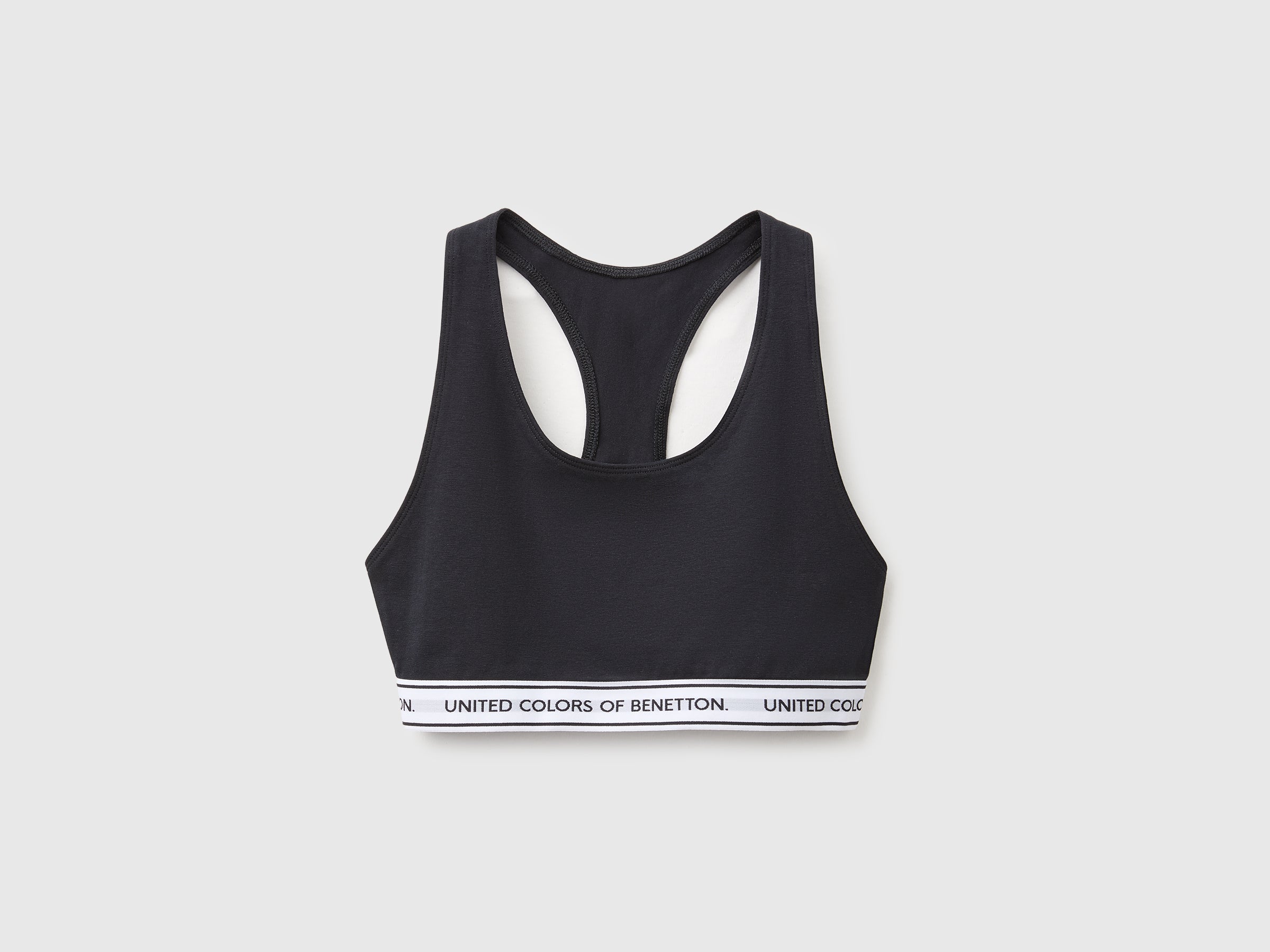 United Colors of Benetton reggiseno cotone elasticizzato sportivo