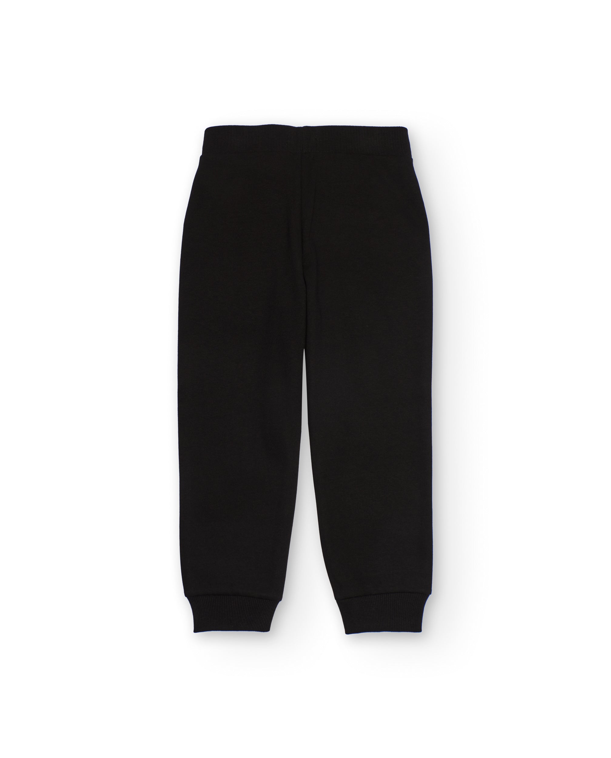 TucTuc Pantaloni jogger bambino nero elastico
