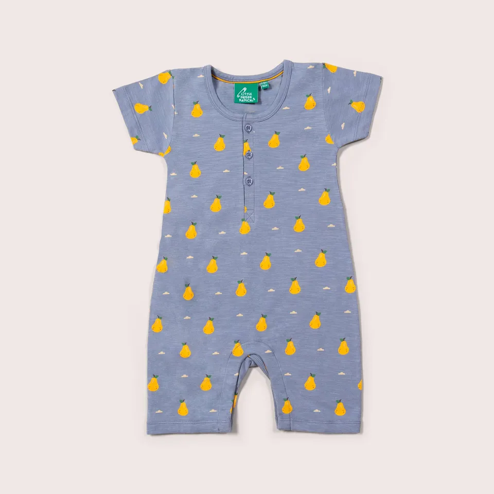 Little Green Radicals tutina pere cotone bio 3-6 mesi estate
