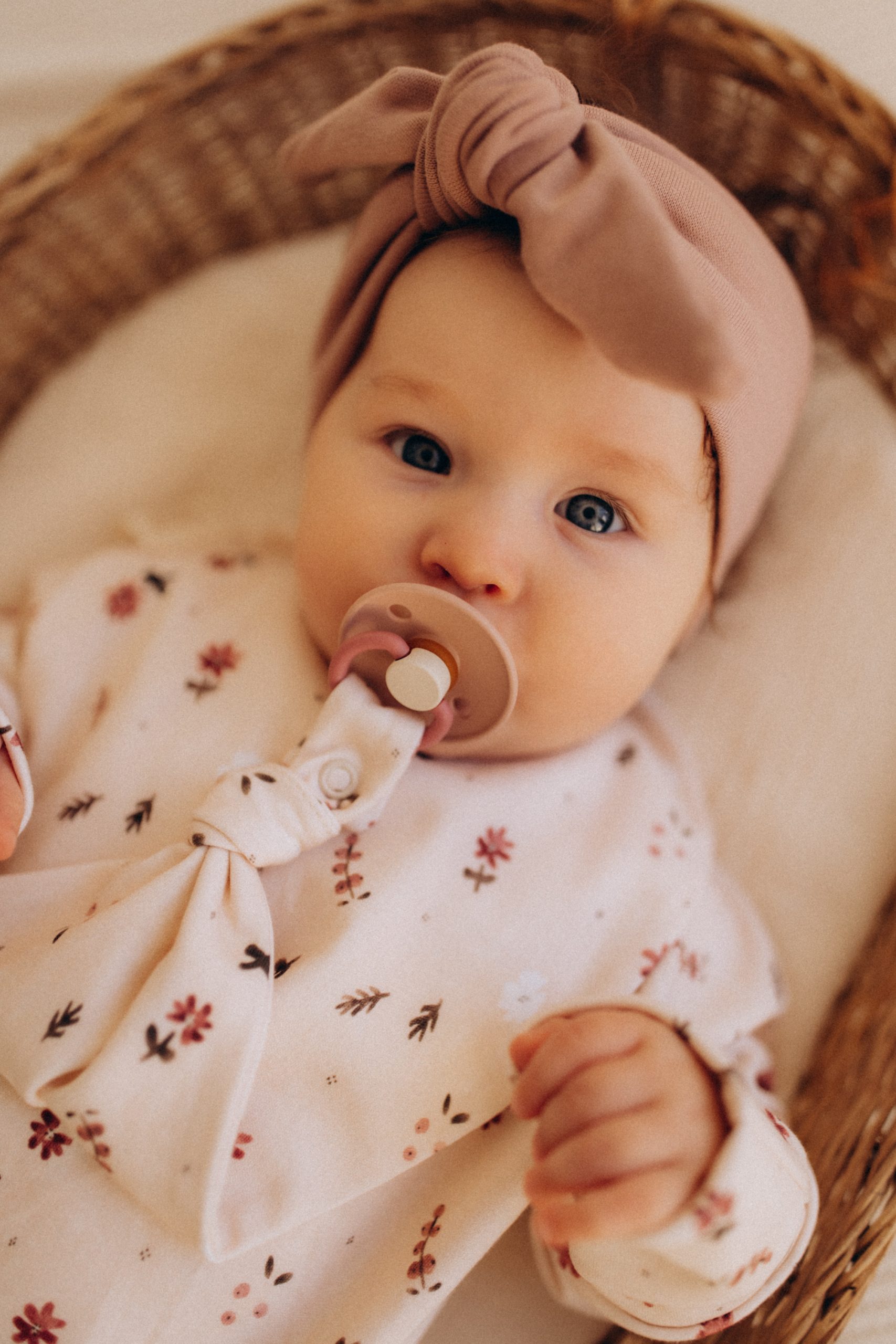 Woolly Organic Pacifier Clip AW26 catenella ciuccio Nordic Flora