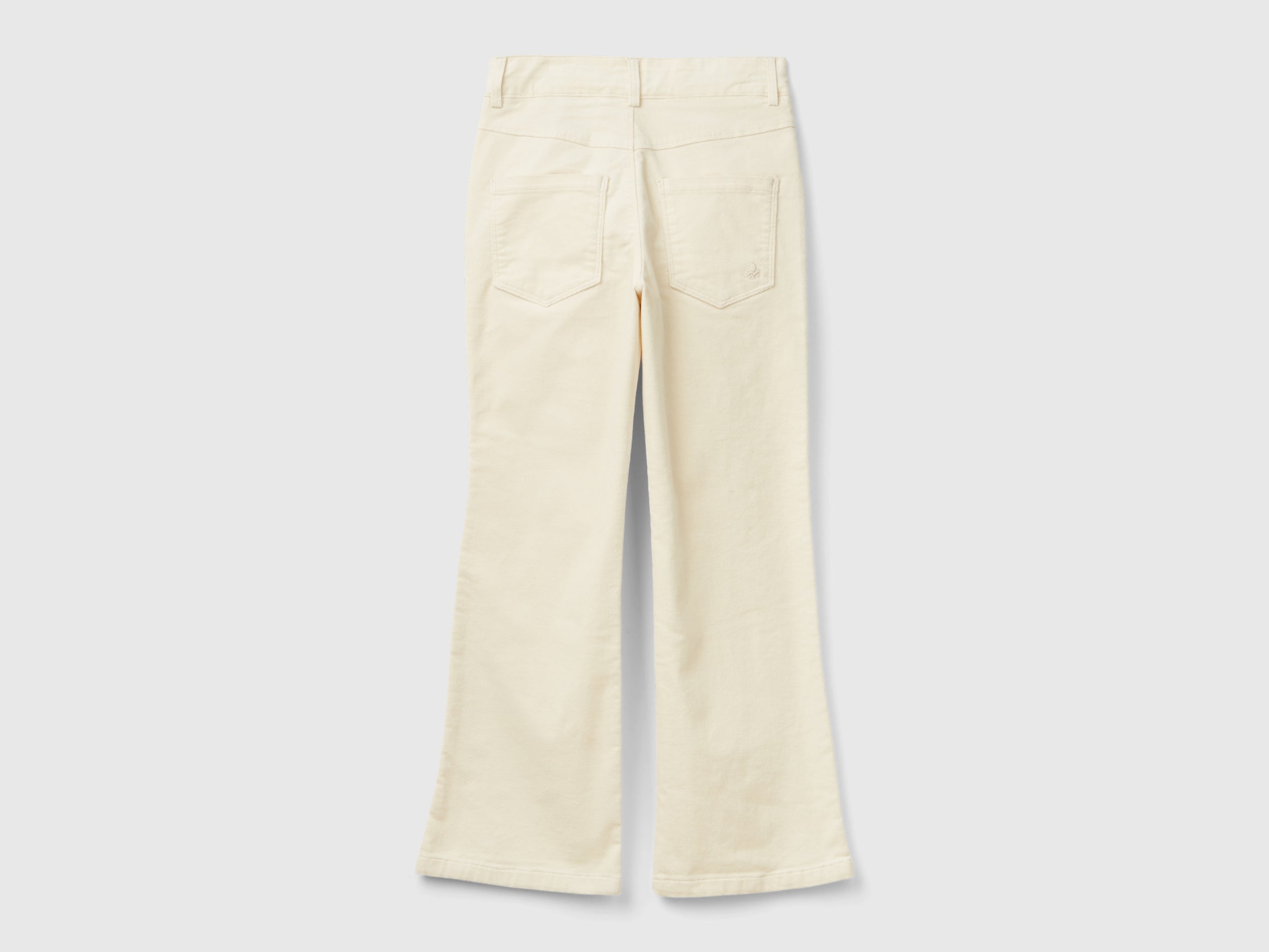 United Colors of Benetton pantaloni velluto flare cotone