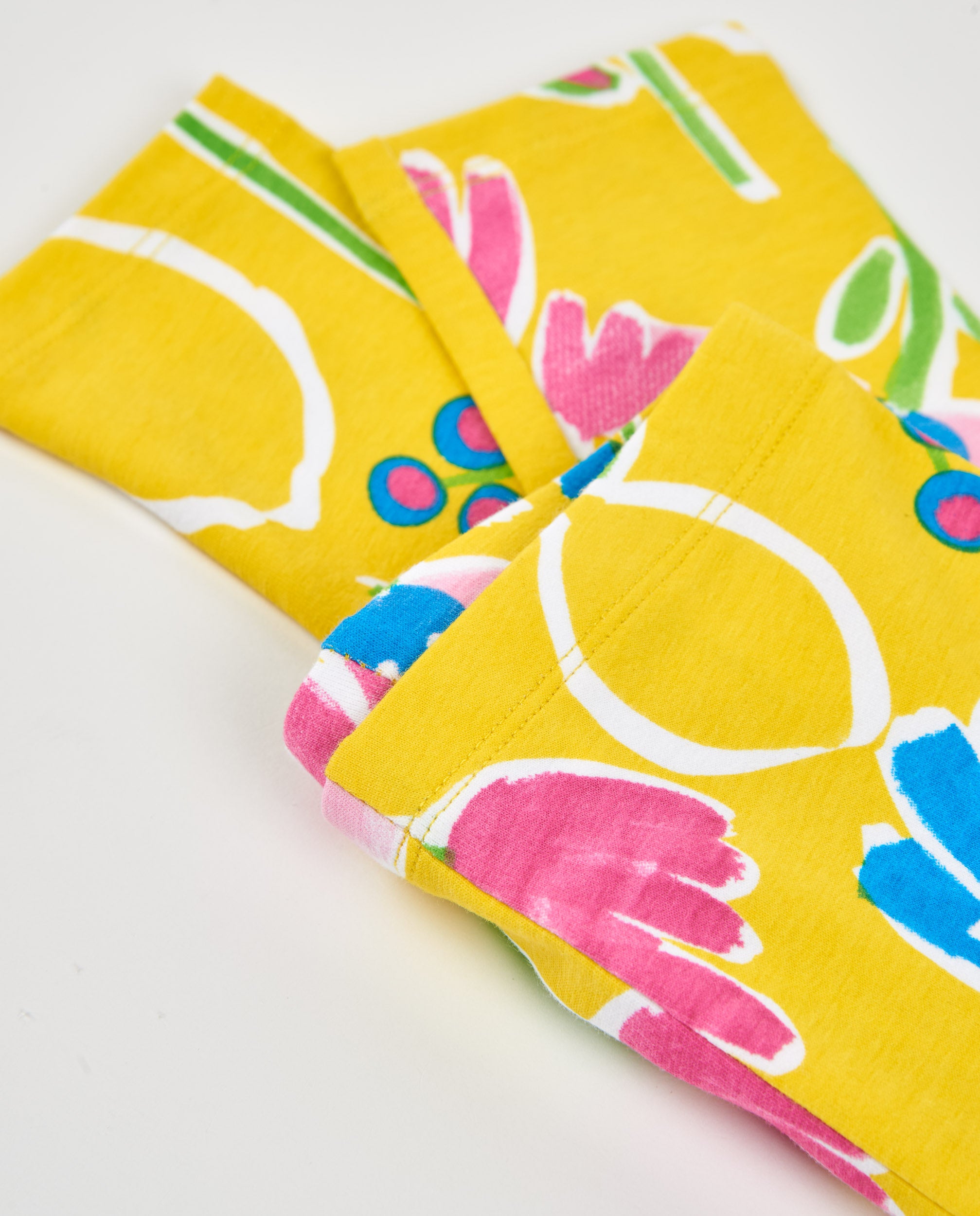 TucTuc Leggings Collant bimba giallo fiori