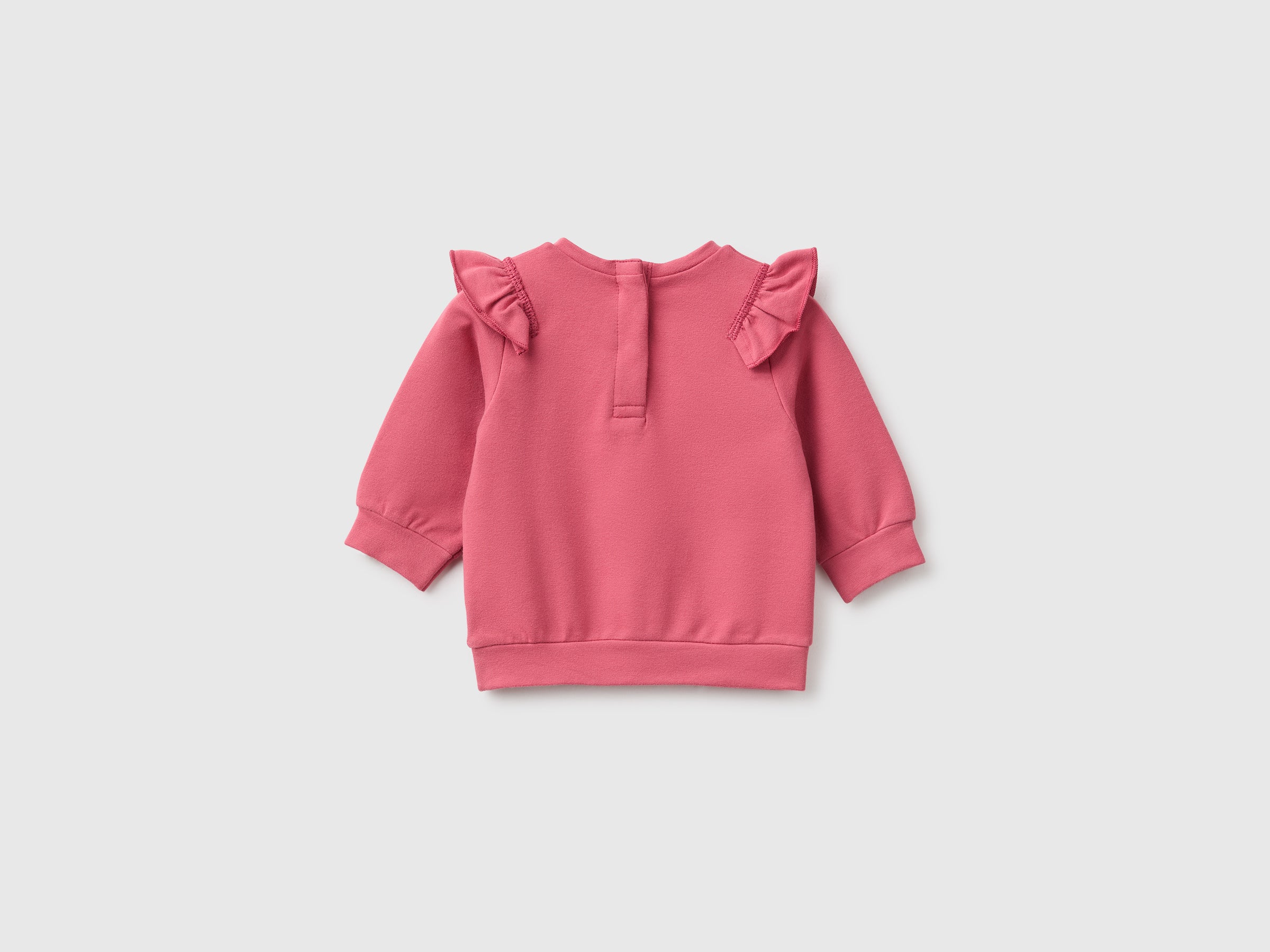 United Colors of Benetton Felpa bimba cotone bio volant 50