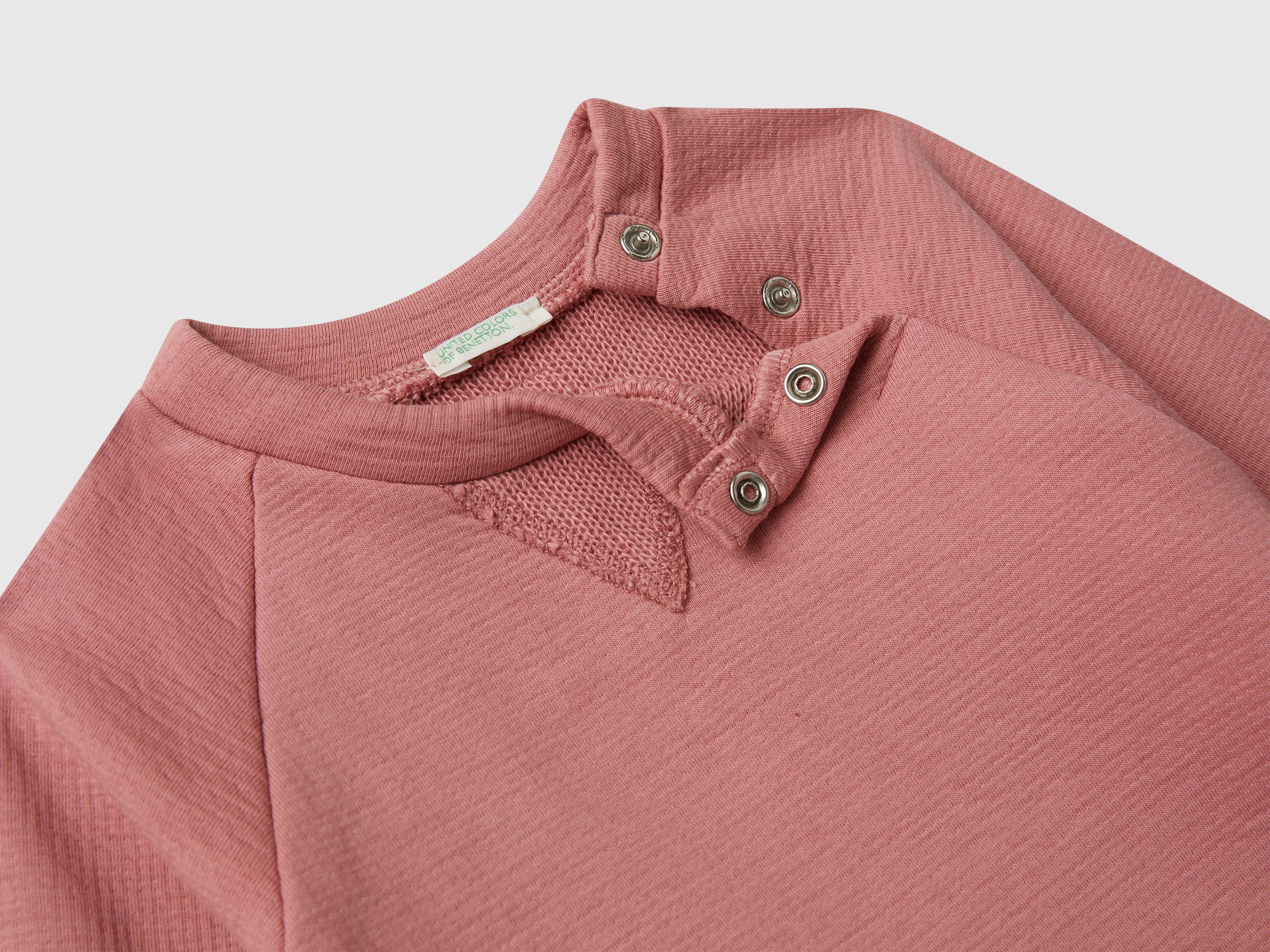 United Colors of Benetton Felpa Cotone Bio Girocollo Neonato
