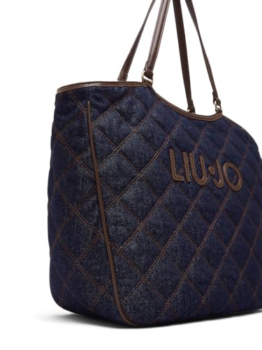 Liu Jo Borse Tote 00770 Denim Matelassé T_U_ Grande