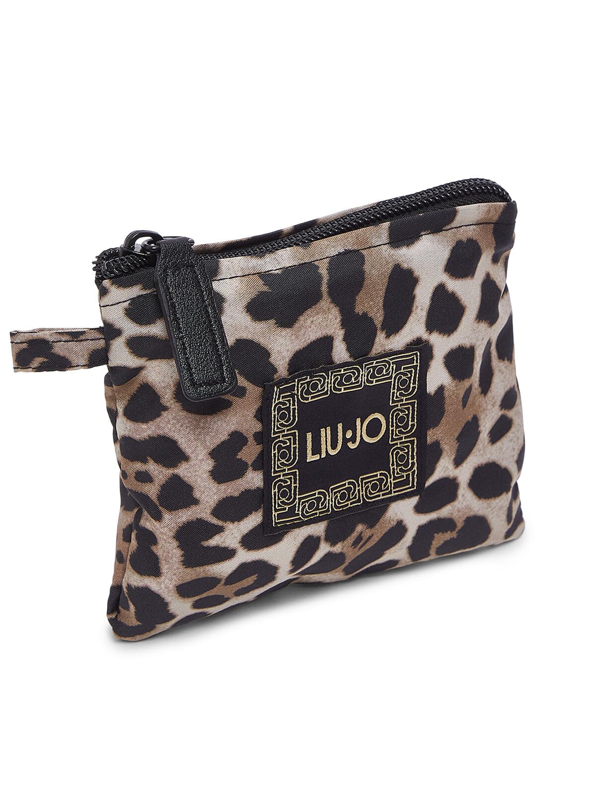 Liu Jo Cloche in Nylon Animalier Marrone 35x25 cm