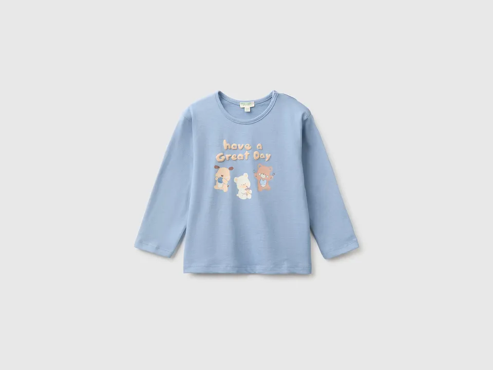 United Colors of Benetton Organic cotton T-shirt maglietta neonato 56-82