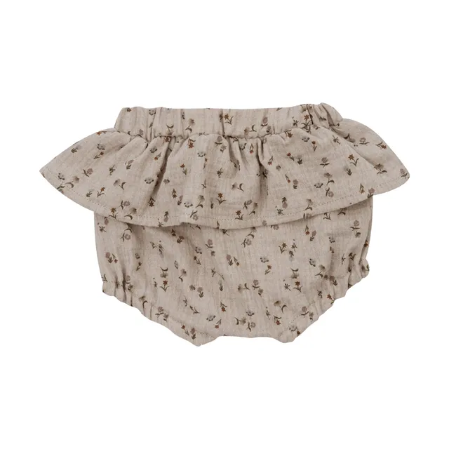 Woolly Organic Baby Trousers bloomers mussola volant cotone bio
