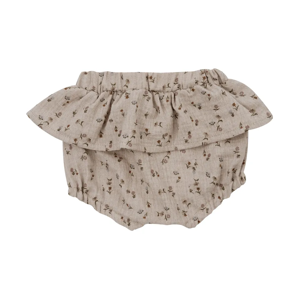 Woolly Organic Baby Trousers bloomers mussola volant cotone bio