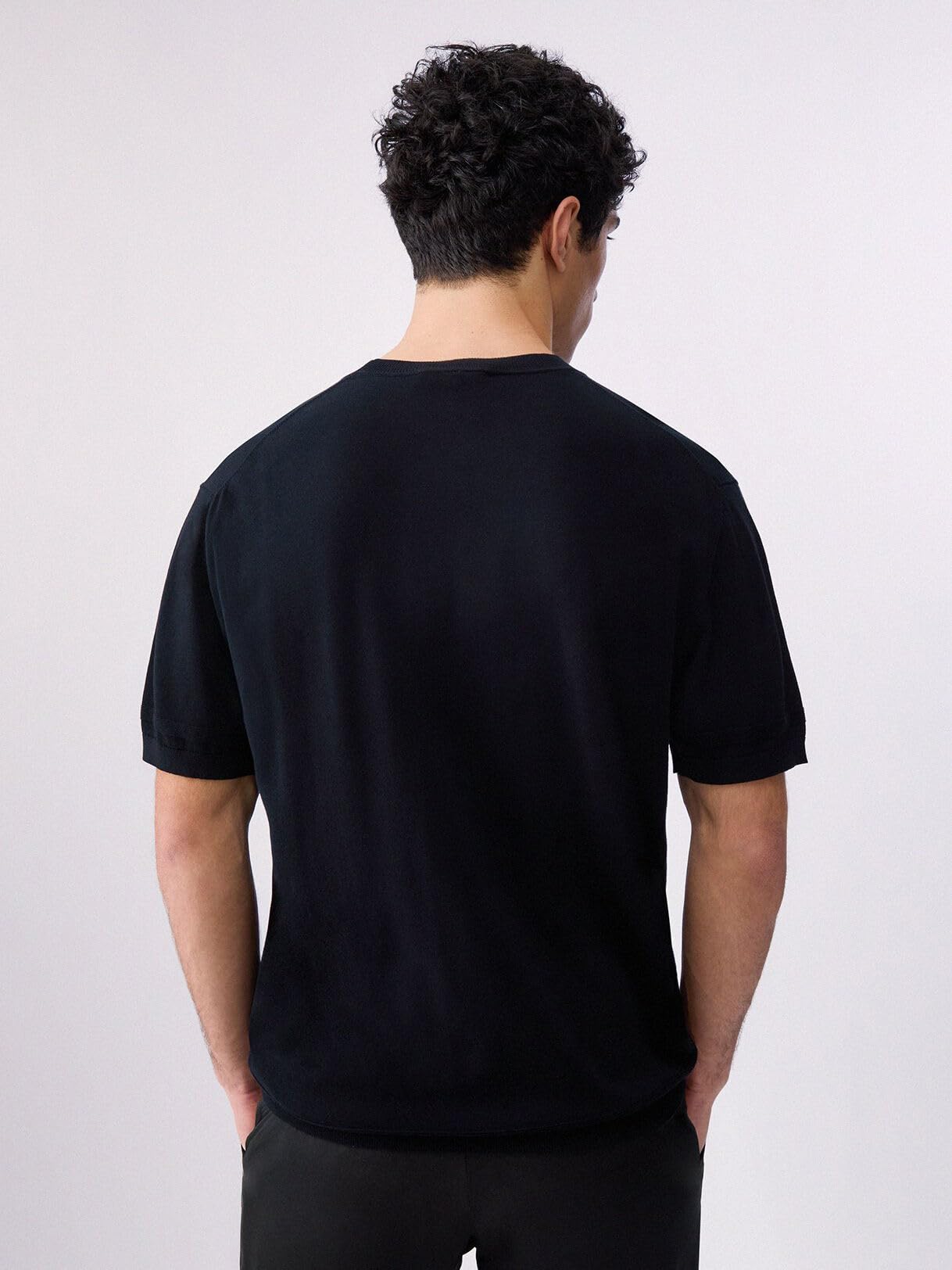 Liu Jo T-Shirt Crepe Cotone Maglietta Taglia L Nera