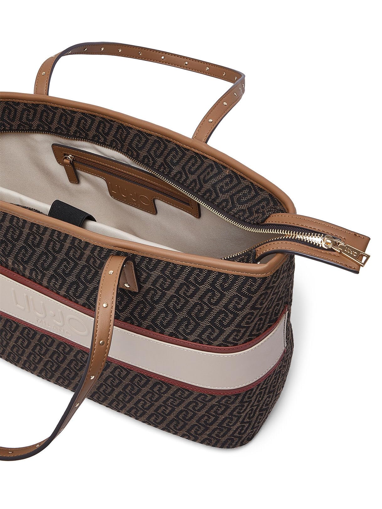 Liu Jo Borsa Tote media monogram 00533 con zip