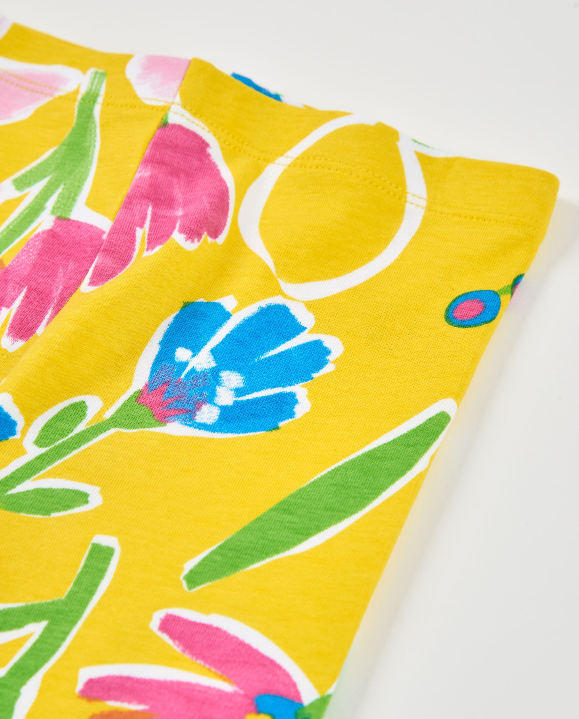 TucTuc Leggings Collant bimba giallo fiori