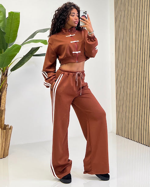 Sottosopra fi15 pantalone palazzo nero donna taglia unica