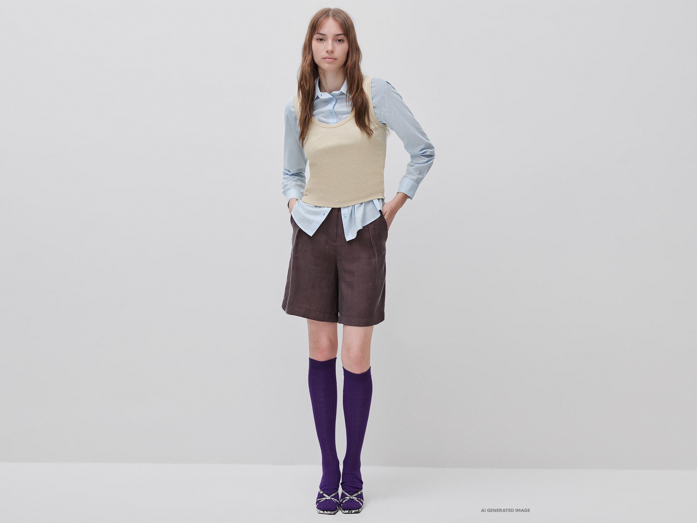 United Colors of Benetton Lurex canotta cotone M