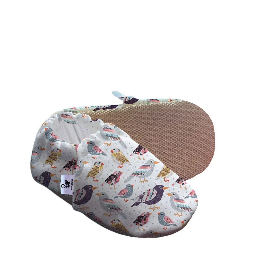 Kokopatik Passerotto scarpine cotone bimbi asilo