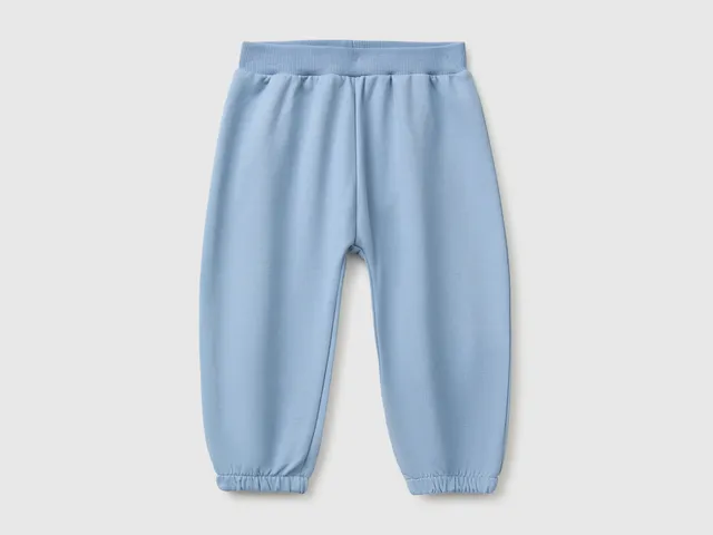 Benetton Pantaloni tuta neonato cotone biologico animale 68