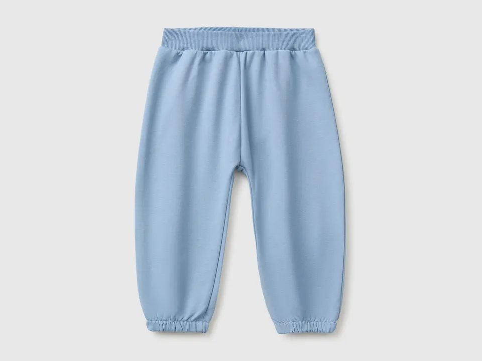 Benetton Pantaloni tuta neonato cotone biologico animale 68