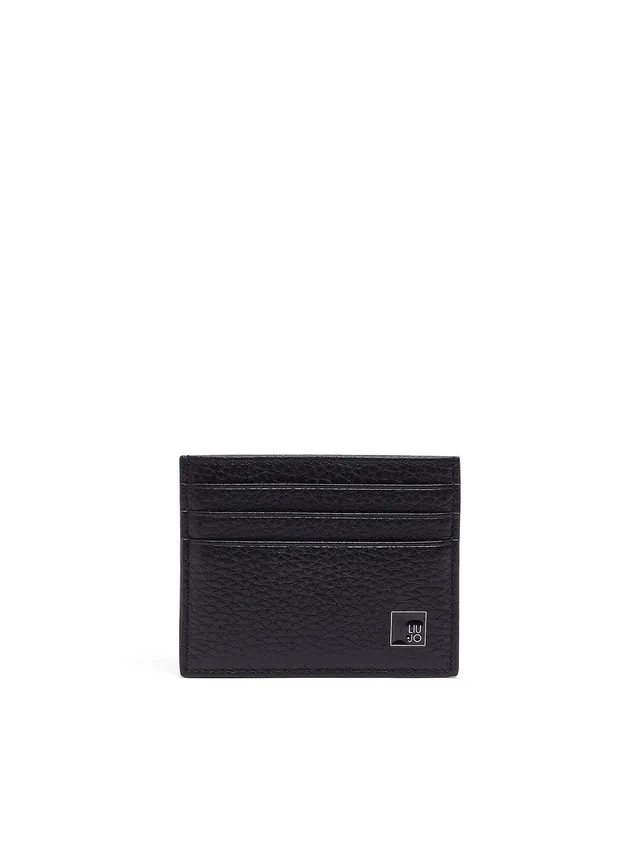 Liu Jo 22222 portacarte pelle nero 8x10 cm logo