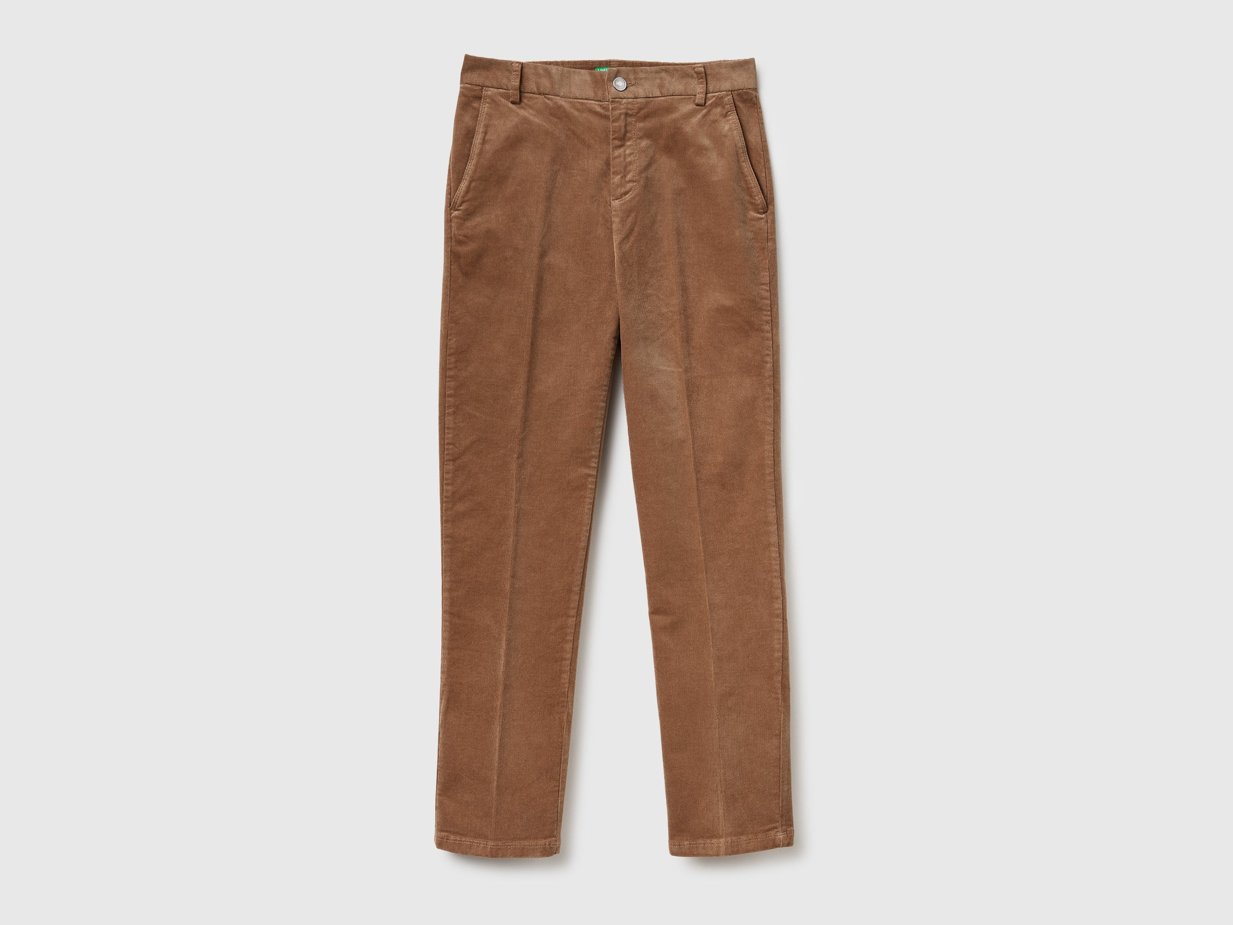 United Colors of Benetton Trousers Chino Velluto 38 Cotone Modal