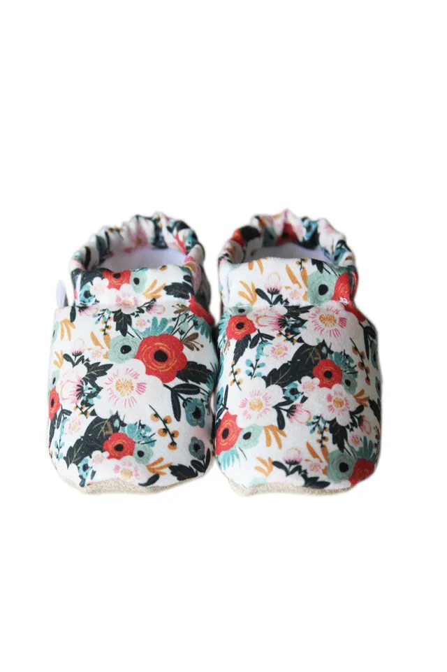 Kocarcia Kokopatik Scarpine Fiori cotone senza imbottitura
