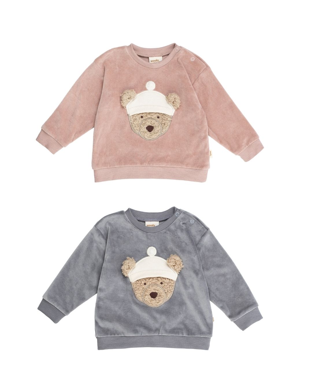 Woolly Organic Embroidered Sweater maglione velluto bio
