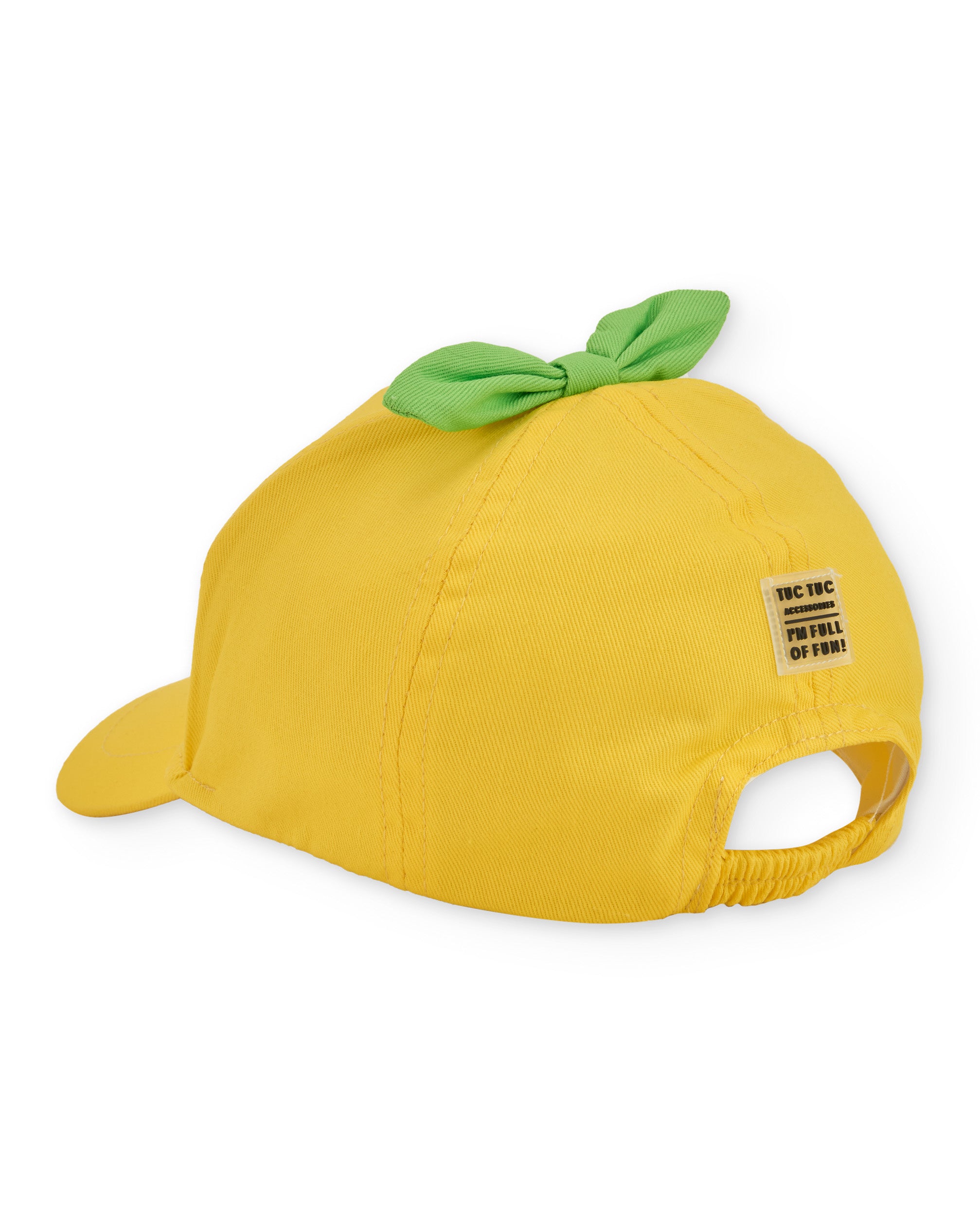 TucTuc Accessori cappellino bambina sole giallo foglie
