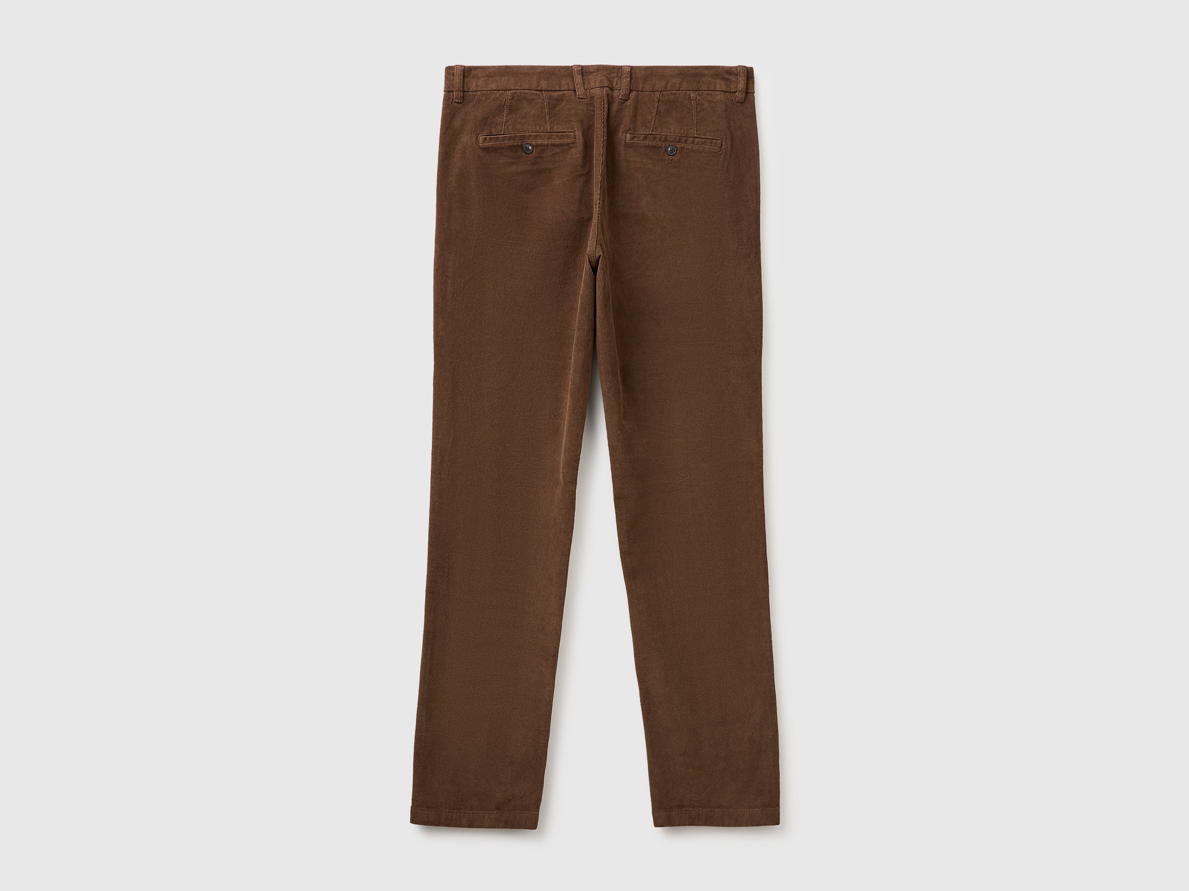Benetton Trousers pantaloni velluto slim fit elasticizzati taglia 50