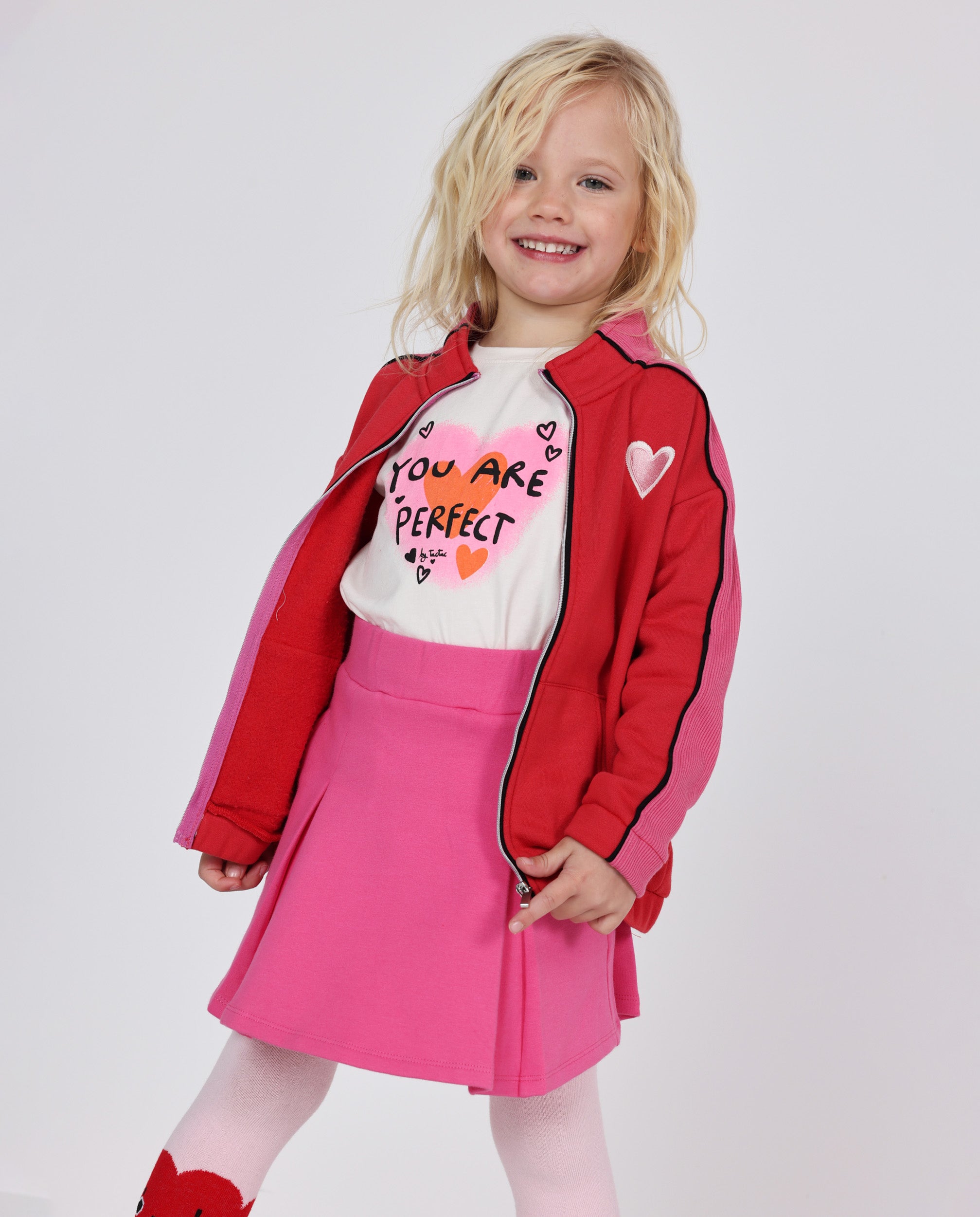 TucTuc Gonne Felpa Bambina Rosa Elastica 6M Cotone