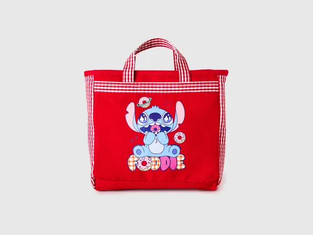 United Colors of Benetton Zaino Stitch Disney Tela Taglia Unica Pratico