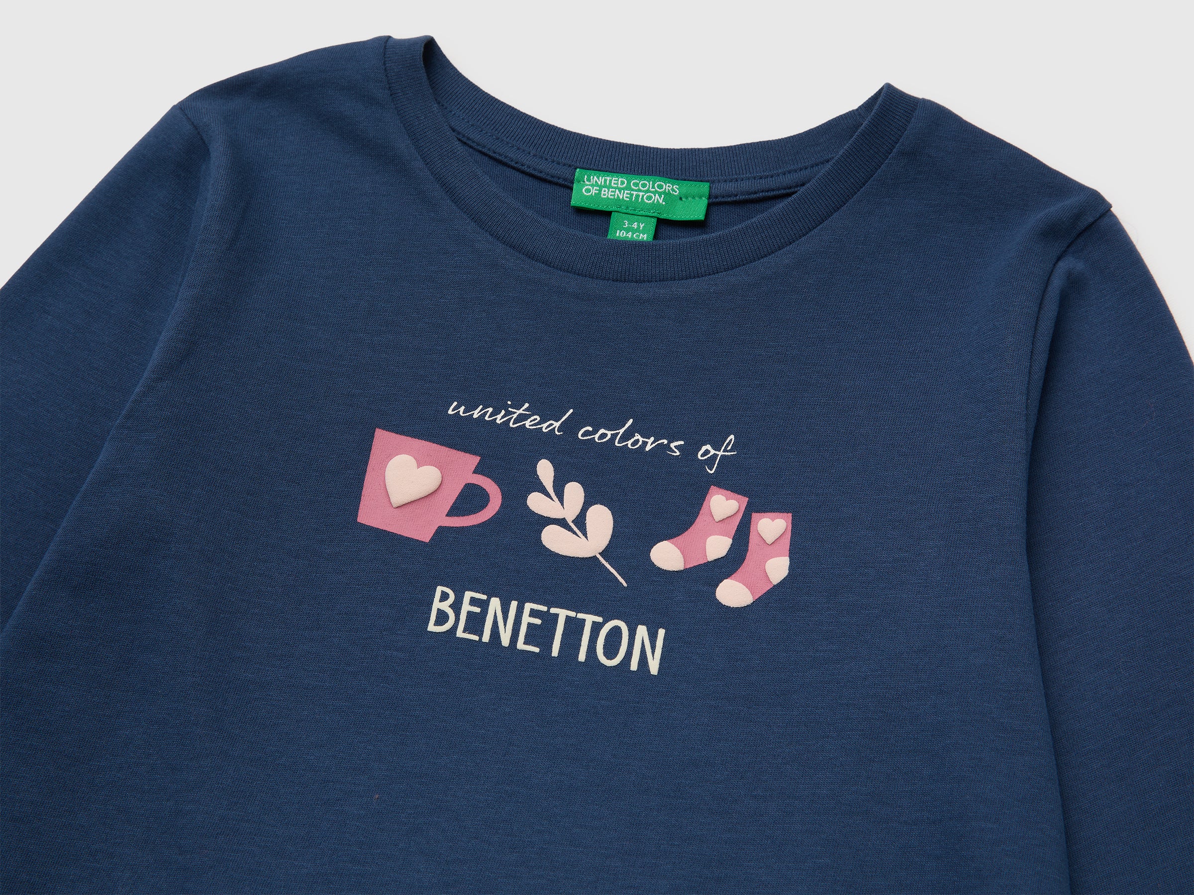 United Colors of Benetton T-Shirts Maglia cotone organico 104