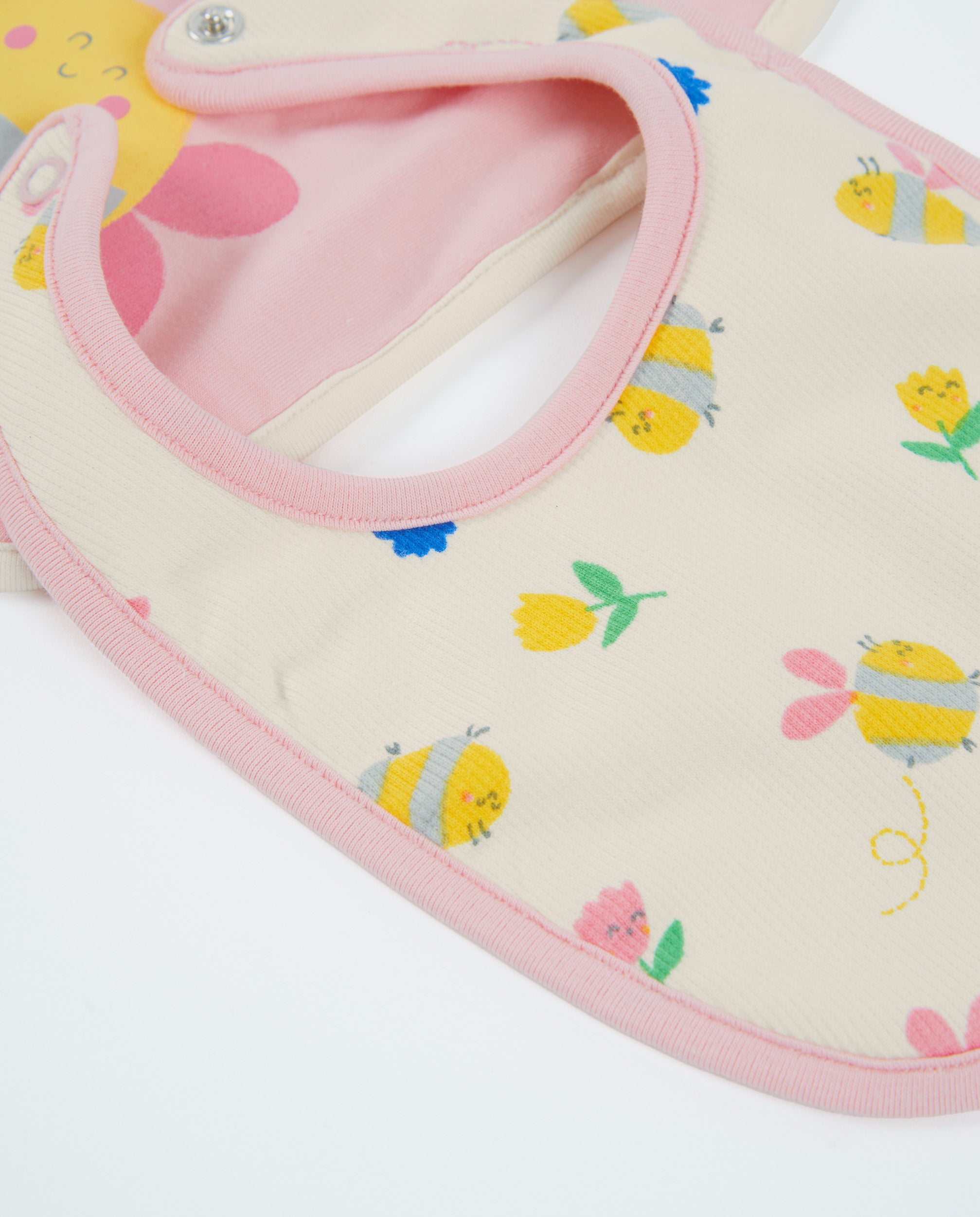 TucTuc Accessori Pack 2 Bavaglini Neonata Rosa Cotone