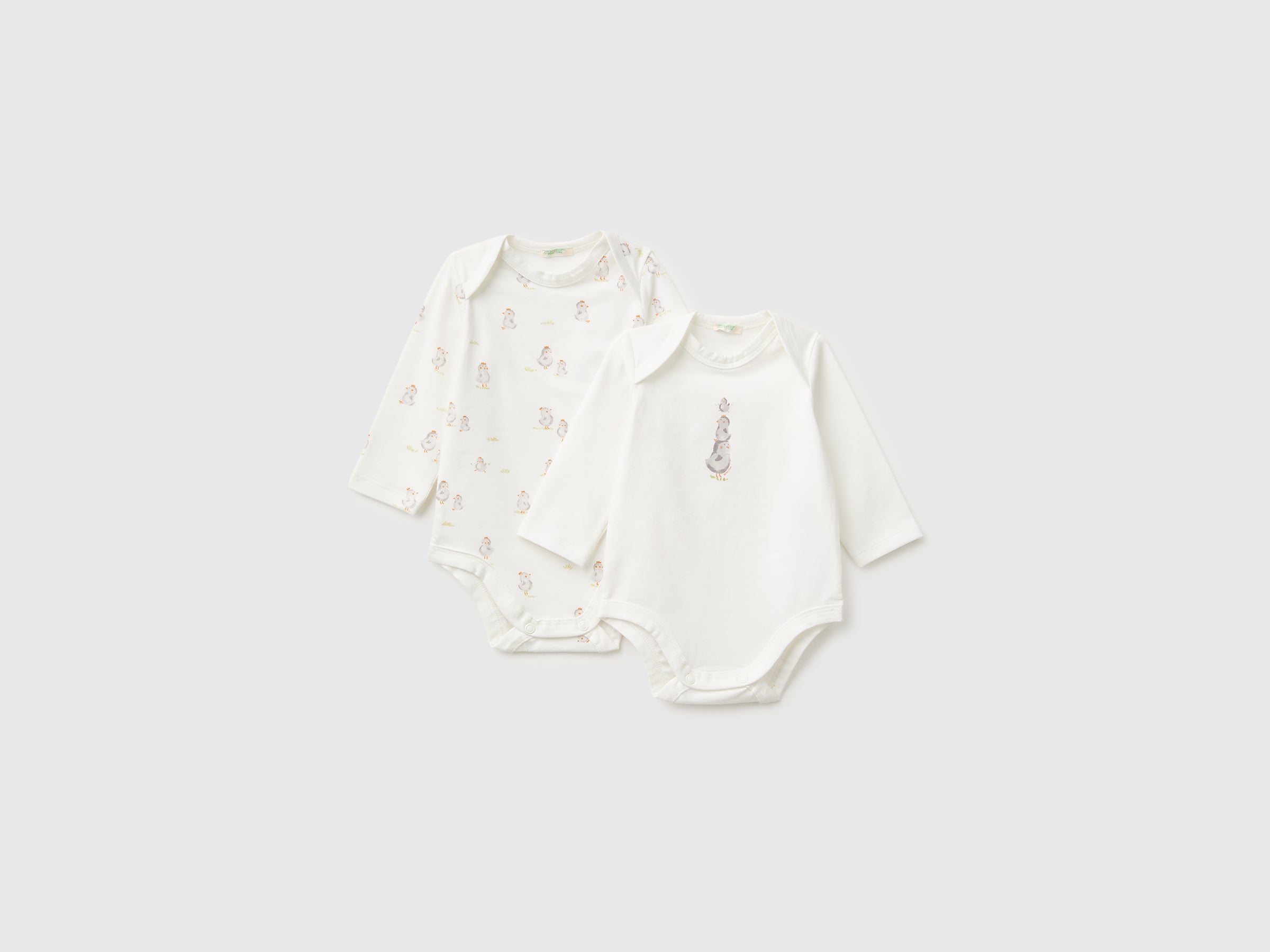 United Colors of Benetton Bodysuits Body Cotone Bio 2 Pezzi Neonato