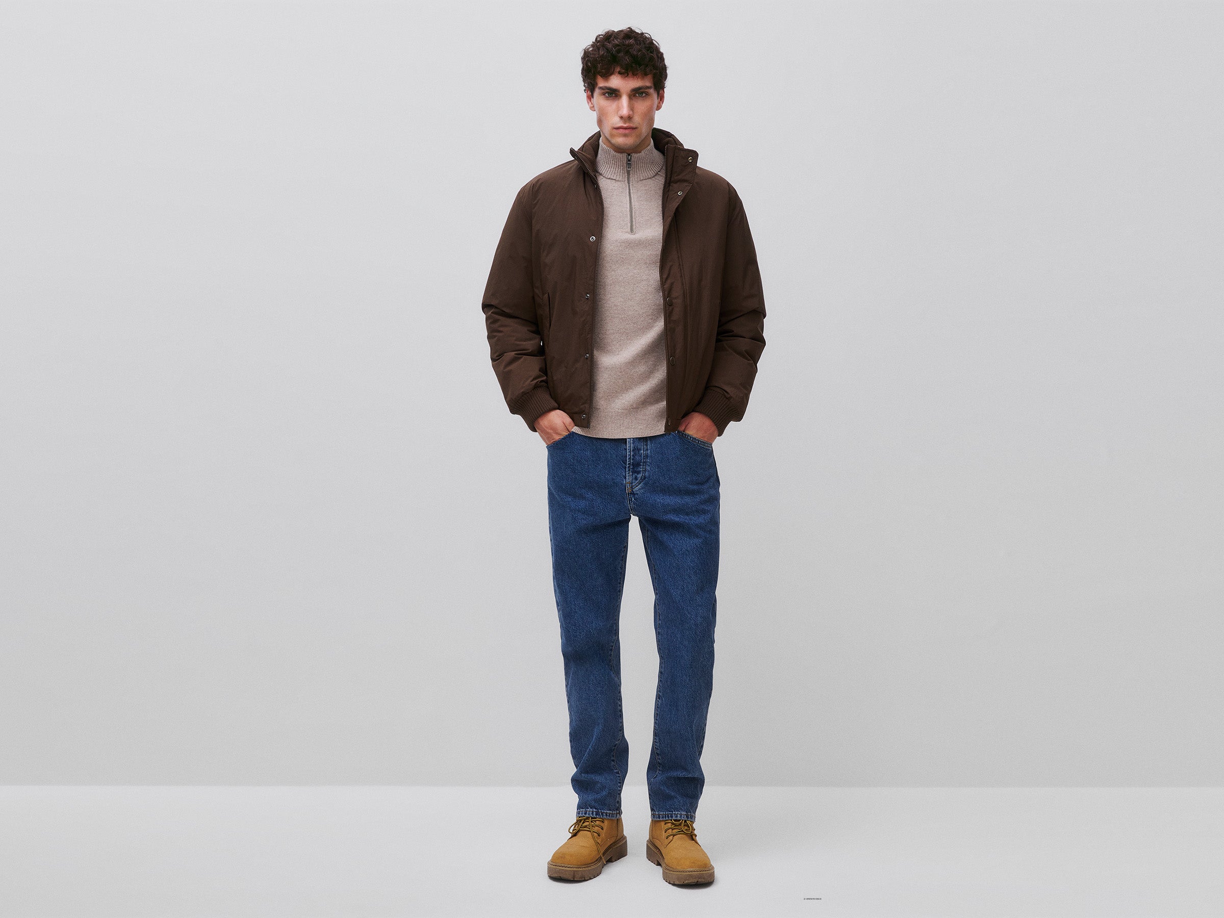 United Colors of Benetton Piumino collo alto nylon L