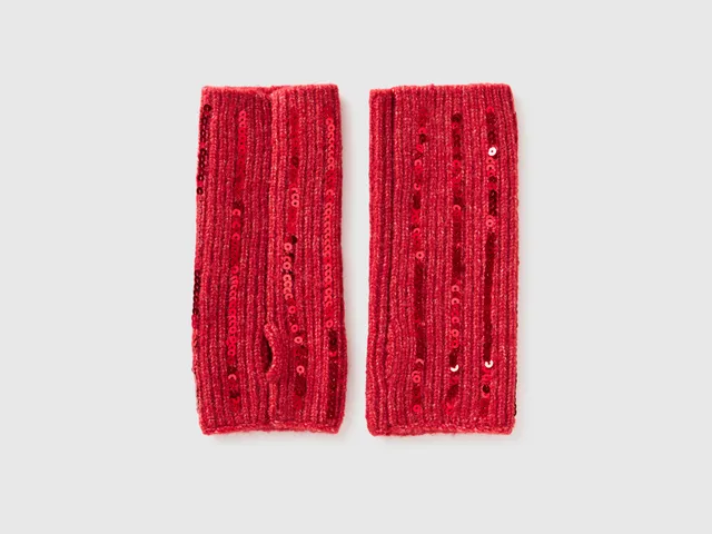 United Colors of Benetton Scaldabraccia manicotti paillettes