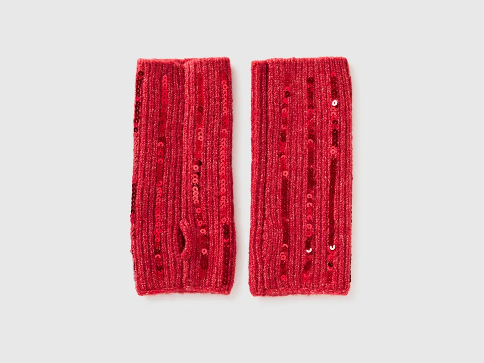 United Colors of Benetton Scaldabraccia manicotti paillettes